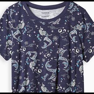 EUC TORRID🧜‍♀️ 5X(Sz28) MERMAIDS SUPER SOFT VINTAGE TOP